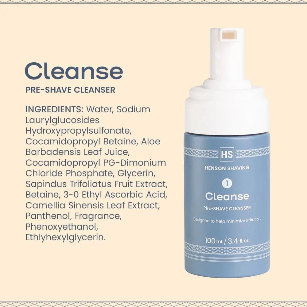 Henson Shaving Cleanse Pre-Shave Cleanser 100ml