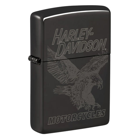 Zippo Harley Davidson Eagle Black Lighter