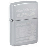 Zippo Statue of Liberty Chrome Lighter