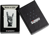 Zippo Rock White Matte Lighter