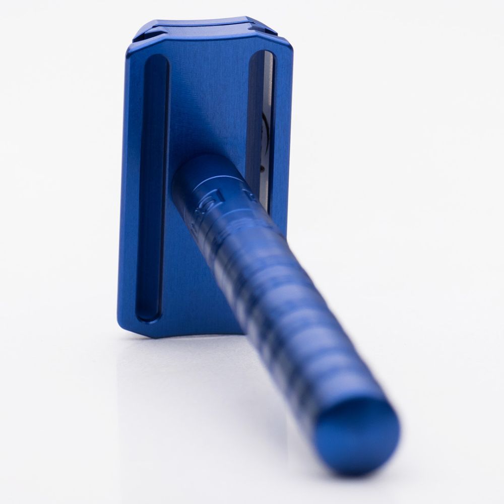 Henson Shaving AL13 Razor - Steel Blue