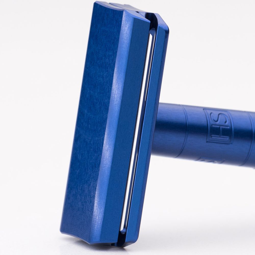 Henson Shaving AL13 Razor - Steel Blue