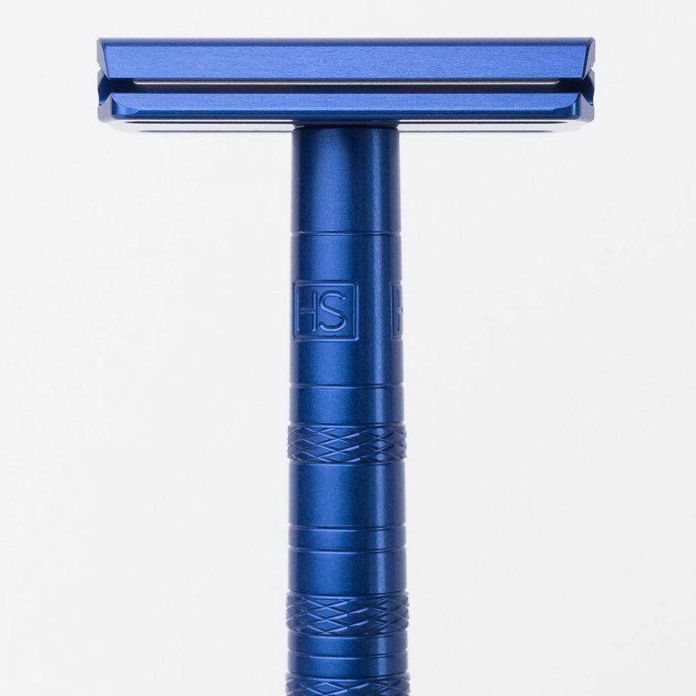 Henson Shaving AL13 Razor - Steel Blue