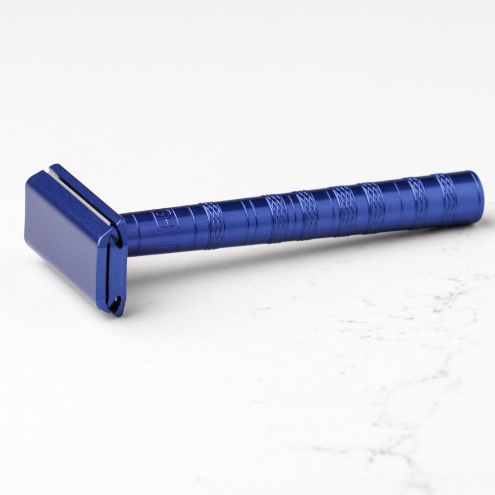 Henson Shaving AL13-M Razor - Steel Blue