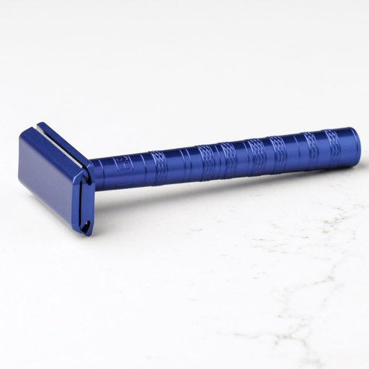 Henson Shaving AL13-M Razor - Steel Blue