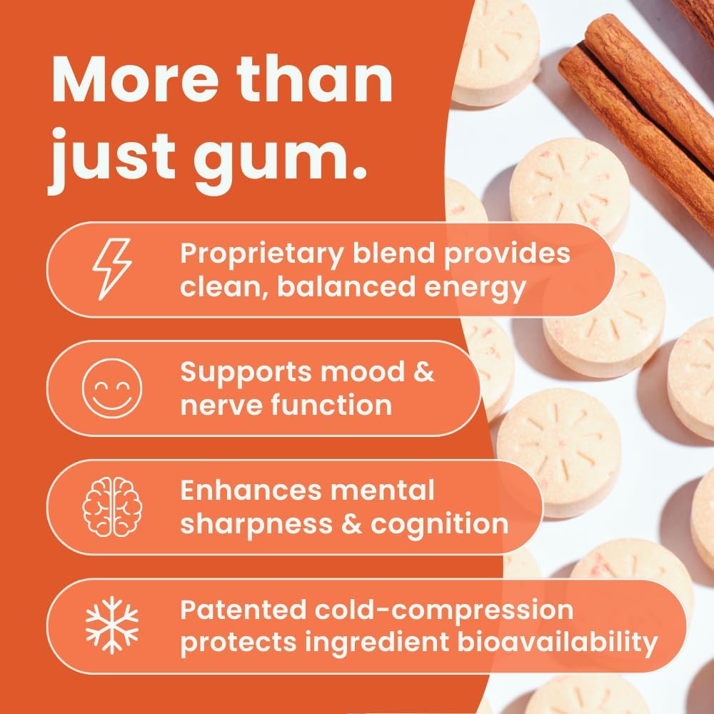 Neuro® Gum Energy & Focus™ 12 Pack (108 pcs) - Cinnamon