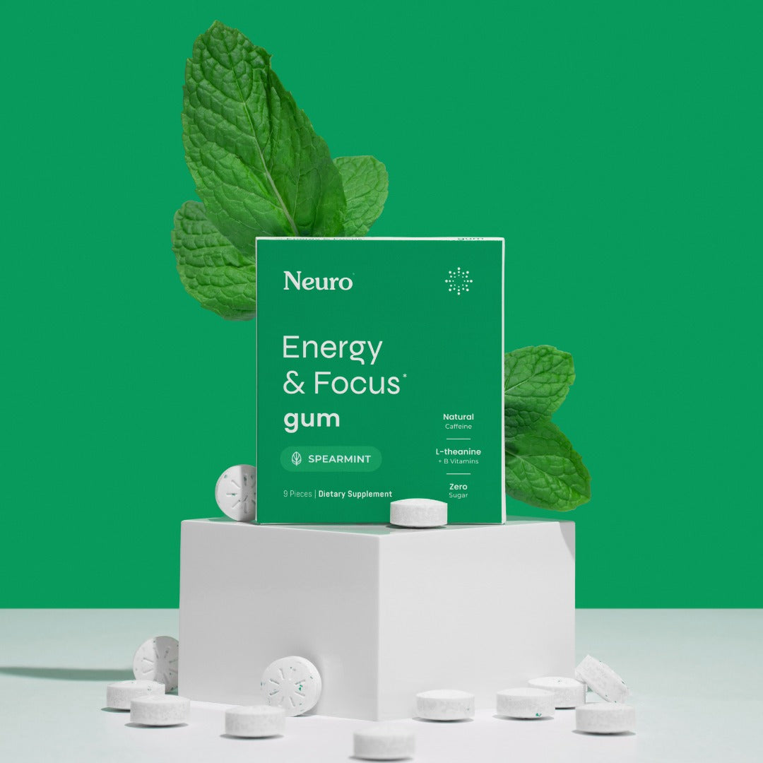 Neuro® Gum Energy & Focus™ 12 Pack (108 pcs) - Spearmint