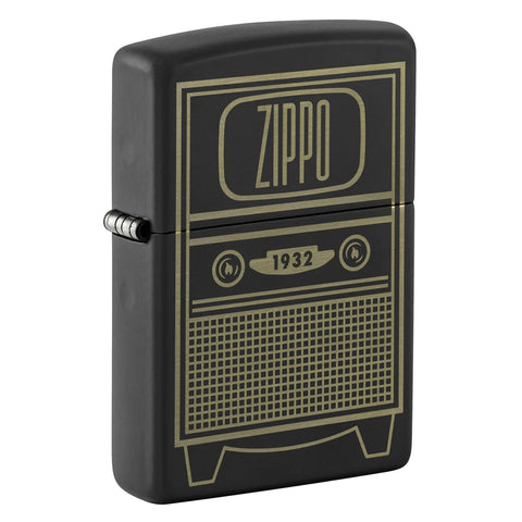 Zippo Vintage TV Engraved Lighter