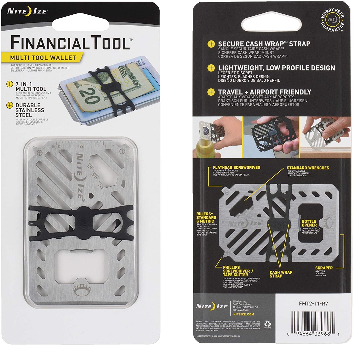 Nite Ize Stainless Steel Multi Tool Wallet