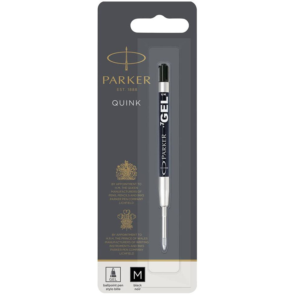 Parker Refill Ballpoint Gel Black Medium