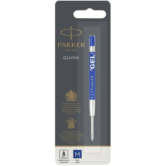 Parker Refill Ballpoint Gel Blue Medium
