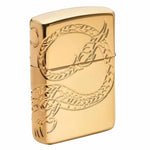 Zippo Luxury Gold Plated Asian Dragon