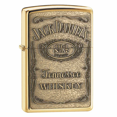 Zippo Jack Daniels Brass Emblem Lighter
