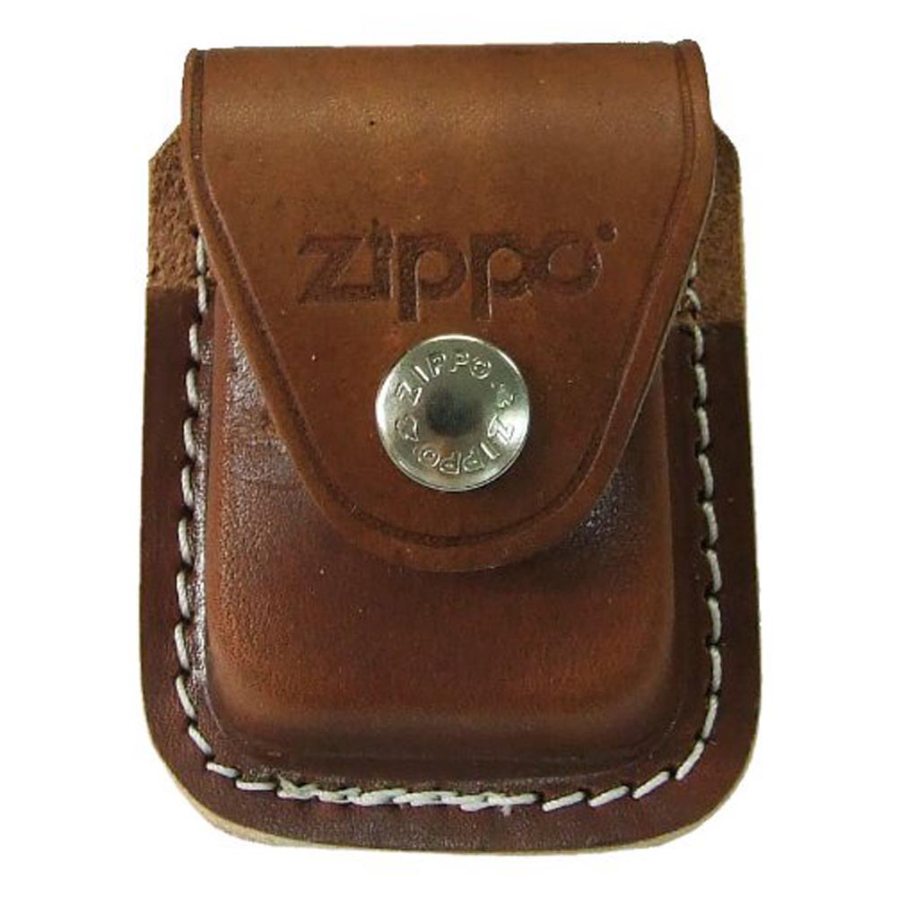 Zippo Brown Leather Pouch with Clip