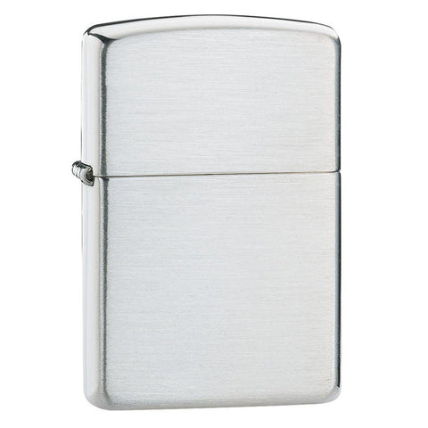 Zippo Solid Sterling Silver Brushed Lighter